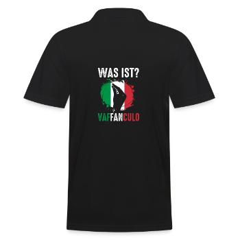 Italie Vaffanculo italien - Polo Homme - noir - Dos - Kai (181cm)