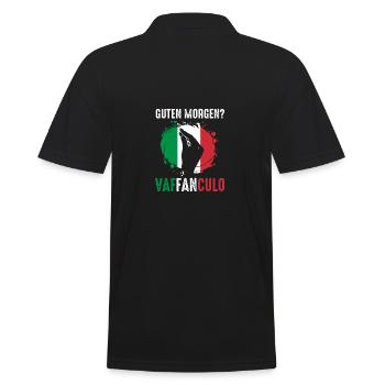 Italie Vaffanculo italien - Polo Homme - noir - Dos - Kai (181cm)