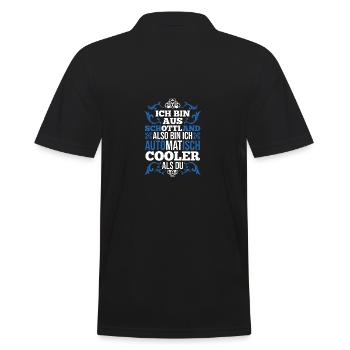 Scots Scottish Scotland - Men's Polo Shirt - black - Back - Kai (181cm)