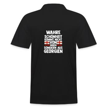 Géorgie géorgienne - Polo Homme - noir - Dos - Kai (181cm)