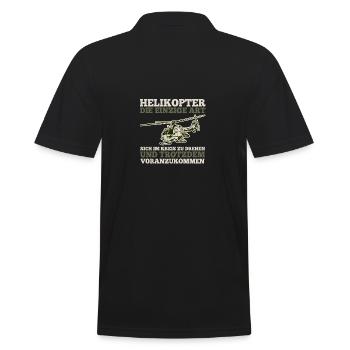 Pilote Hélicoptère Hélicoptère - Polo Homme - noir - Dos - Kai (181cm)