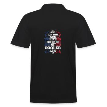 Tchèques République tchèque - Polo Homme - noir - Dos - Kai (181cm)