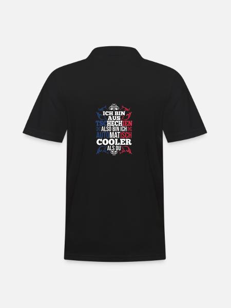 Tchèques République tchèque - Polo Homme - noir
