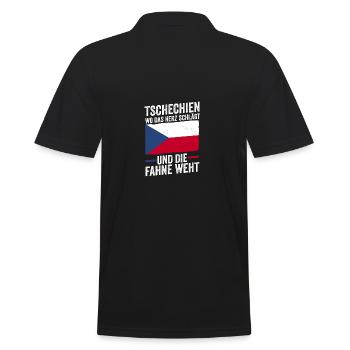 Tchèques République tchèque - Polo Homme - noir - Dos - Kai (181cm)