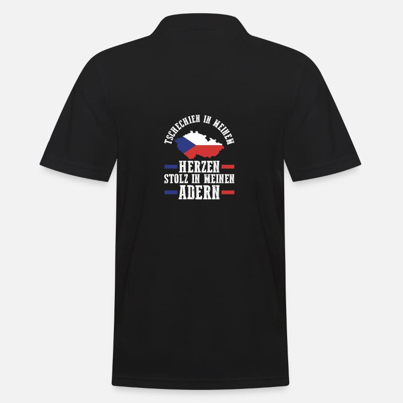 Tchèques République tchèque - Polo Homme - noir
