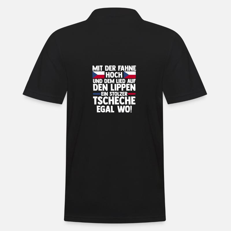 Tschechen Tschechisch Tschechien - Männer Poloshirt - Schwarz
