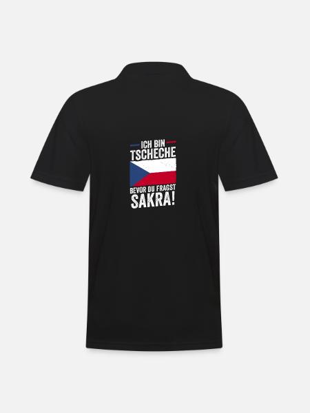Tchèques République tchèque - Polo Homme - noir