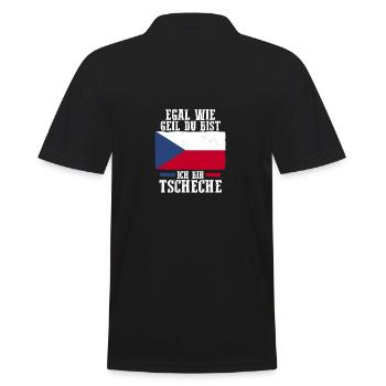 Tchèques République tchèque - Polo Homme - noir - Dos - Kai (181cm)