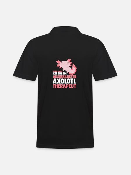 Axolotl - Men's Polo Shirt - black