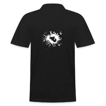 Axolotl - Men's Polo Shirt - black - Back - Kai (181cm)