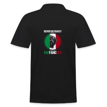 Italie Italien Vaffanculo - Polo Homme - noir - Dos - Kai (181cm)