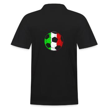Italy Italian Vaffanculo - Men's Polo Shirt - black - Back - Kai (181cm)
