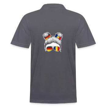Romanians Germany Romania - Men's Polo Shirt - charcoal grey - Back - Nico (186cm)