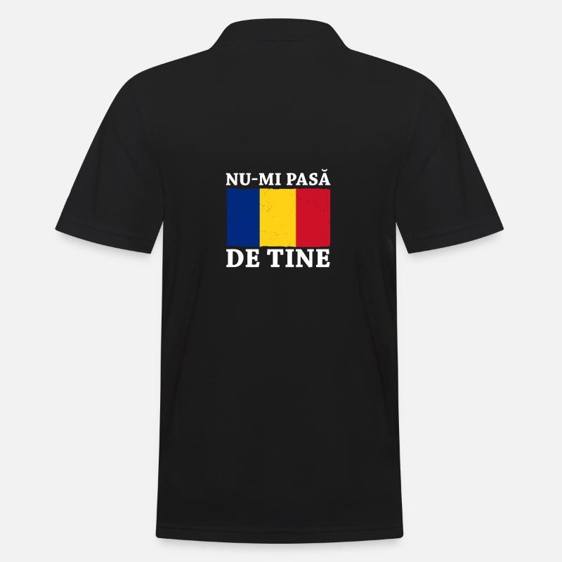 Rumänen Rumänien - Männer Poloshirt - Schwarz
