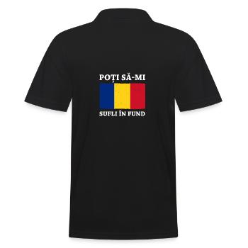 Roumains Roumanie - Polo Homme - noir - Dos - Kai (181cm)