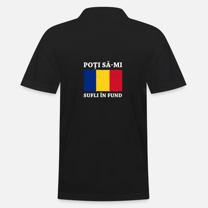 Rumänen Rumänien - Männer Poloshirt - Schwarz