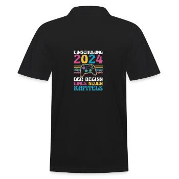 Écolier de 1ère année Retour à l’école Gamer Inscription à l’école - Polo Homme - noir - Dos - Kai (181cm)