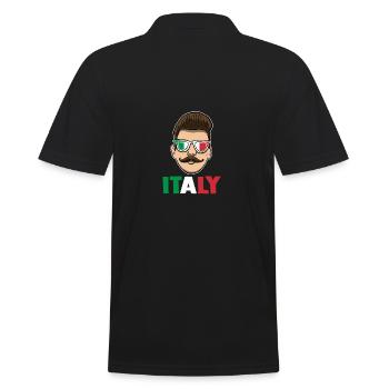 Italie Italien Italien Italie - Polo Homme - noir - Dos - Kai (181cm)