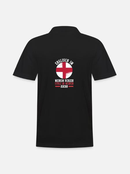 Great Britain English England - Men's Polo Shirt - black