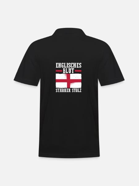 Great Britain English England - Men's Polo Shirt - black
