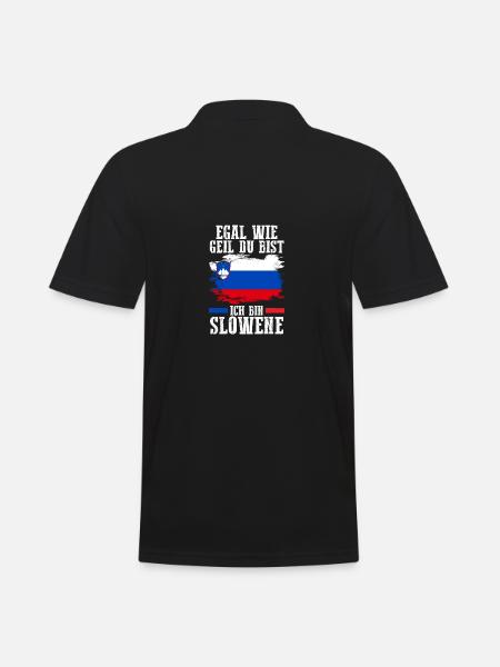 Slovenians Slovenia - Men's Polo Shirt - black