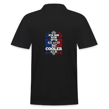 Slovènes Slovénie - Polo Homme - noir - Dos - Kai (181cm)