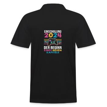 Cadeau de l’école primaire de première année 2024 - Polo Homme - noir - Dos - Kai (181cm)