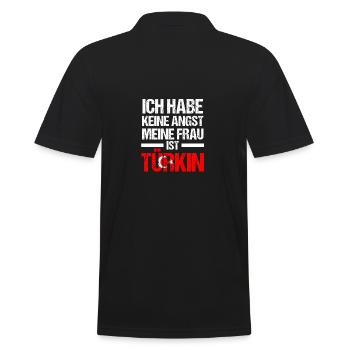 Türken Türkei - Männer Poloshirt - Schwarz - Hinten - Kai (181cm)