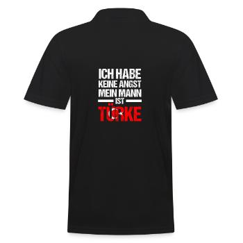 Türken Türkei - Männer Poloshirt - Schwarz - Hinten - Kai (181cm)