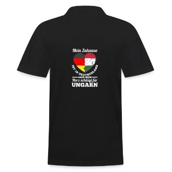 Magyars Allemagne Hongrie - Polo Homme - noir - Dos - Kai (181cm)