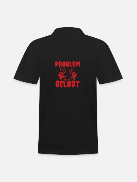 Halloween Costume Blood Smeared - Men's Polo Shirt - black