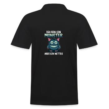 Halloween Costume Halloween - Men's Polo Shirt - black - Back - Kai (181cm)