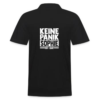 Prénom Sophie - Polo Homme - noir - Dos - Kai (181cm)