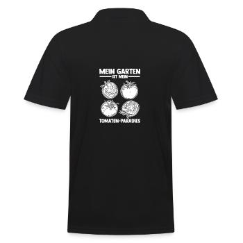 Jardinier Tomate Jardin Fermier - Polo Homme - noir - Dos - Kai (181cm)