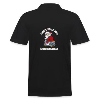 Père Noël moto Noël Noël - Polo Homme - noir - Dos - Kai (181cm)
