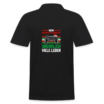Père Noël Gaming Noël Noël - Polo Homme - noir - Dos - Kai (181cm)