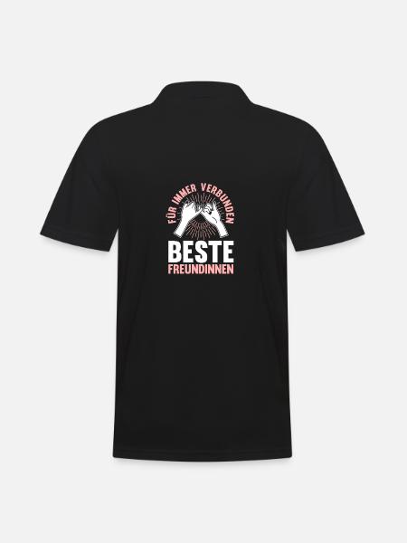Best friend - Men's Polo Shirt - black