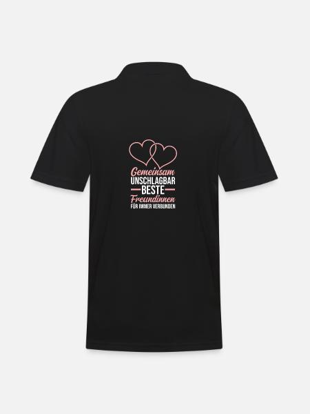 Best friend - Men's Polo Shirt - black