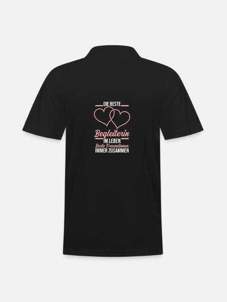 Best friend - Men's Polo Shirt - black