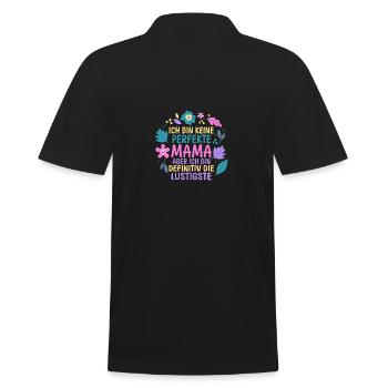 Maman pour la fête des mères - Polo Homme - noir - Dos - Kai (181cm)