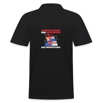 Père Noël Noël Livres de lecture - Polo Homme - noir - Dos - Kai (181cm)