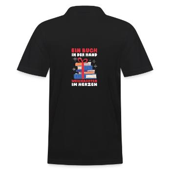 Père Noël Noël Livres de lecture - Polo Homme - noir - Dos - Kai (181cm)