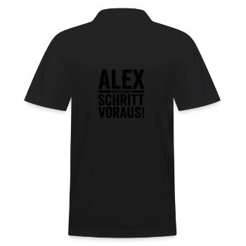 Alexander Alexandra Alexa Alex - Polo Homme - noir - Dos - Kai (181cm)