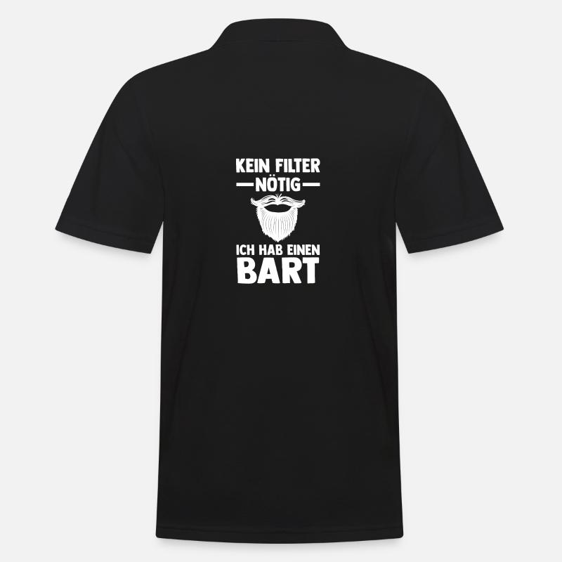 Bearded Bearded Beard - Men's Polo Shirt - black