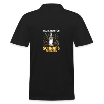Karnevalskostüm Bier Fasching Karneval - Männer Poloshirt - Schwarz - Hinten - Kai (181cm)