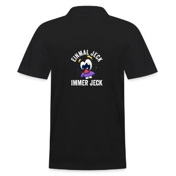 Karnevalskostüm Fasching Karneval - Männer Poloshirt - Schwarz - Hinten - Kai (181cm)
