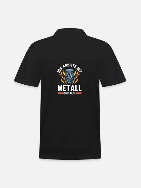 Welding Welding Workers Welder - Men's Polo Shirt - black