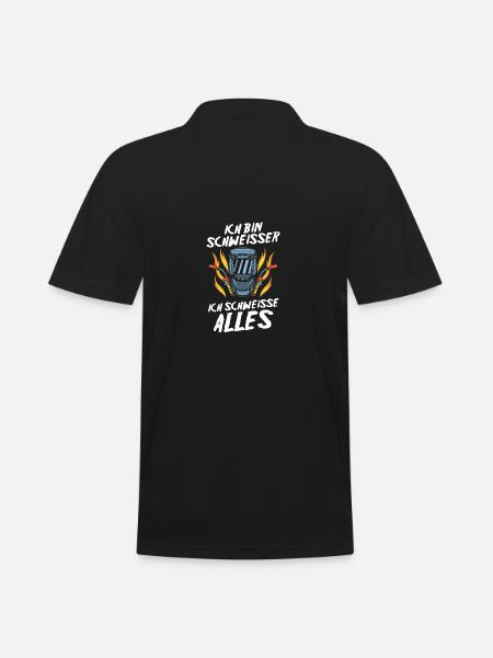 Welding Welding Workers Welder - Men's Polo Shirt - black