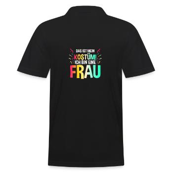 Jecken Carnival Carnival - Men's Polo Shirt - black - Back - Kai (181cm)