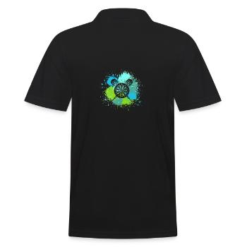 Joueur de fléchettes Fléchettes - Polo Homme - noir - Dos - Kai (181cm)